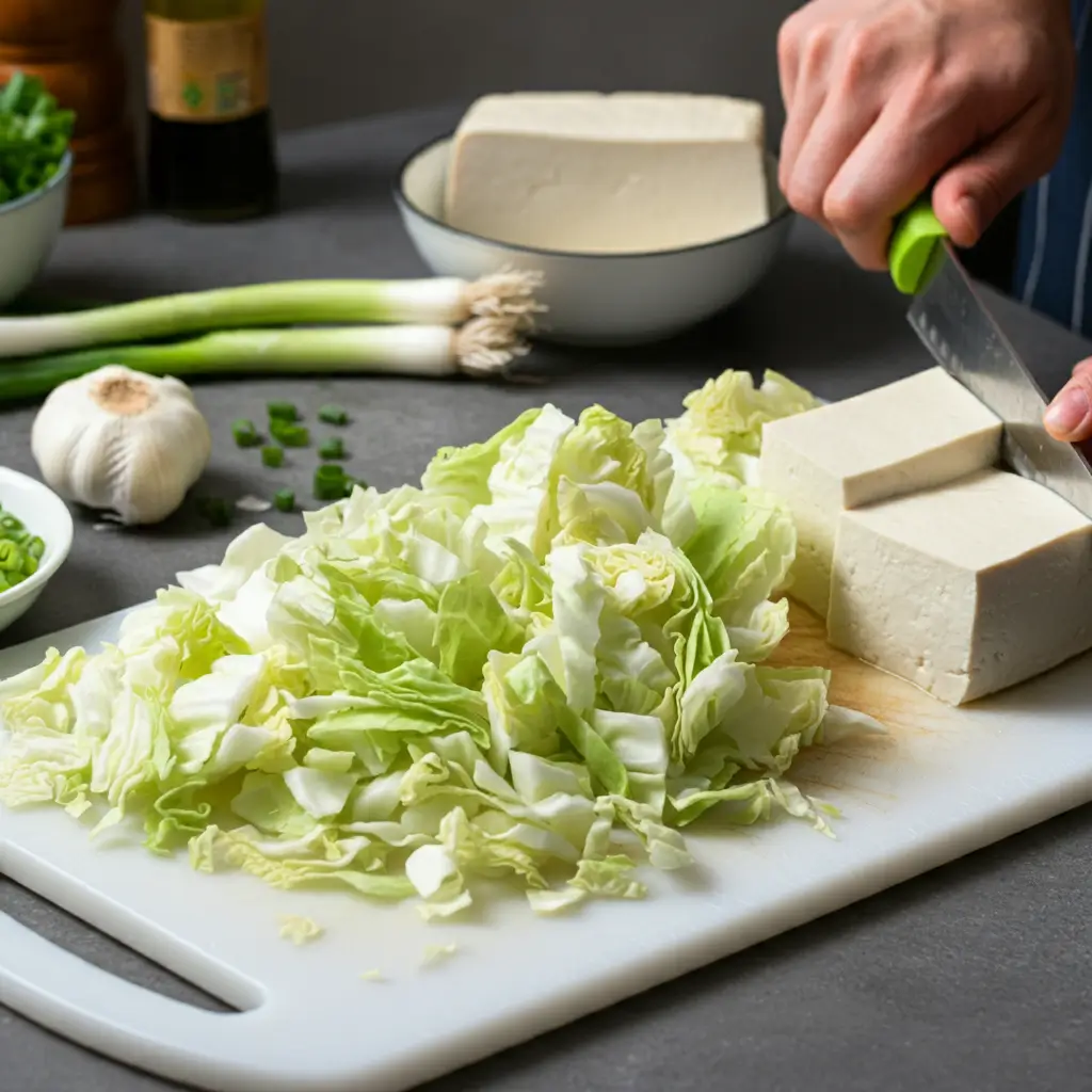 豆腐 白菜